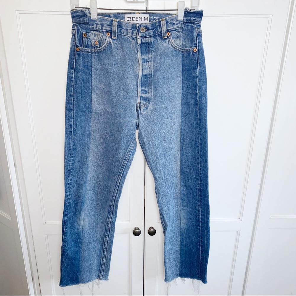 EB Denim | OG Reinvented Jeans Frayed Hem High Rise 27